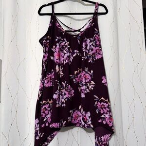 Torrid Purple Asymmetrical Camisole Tank Top